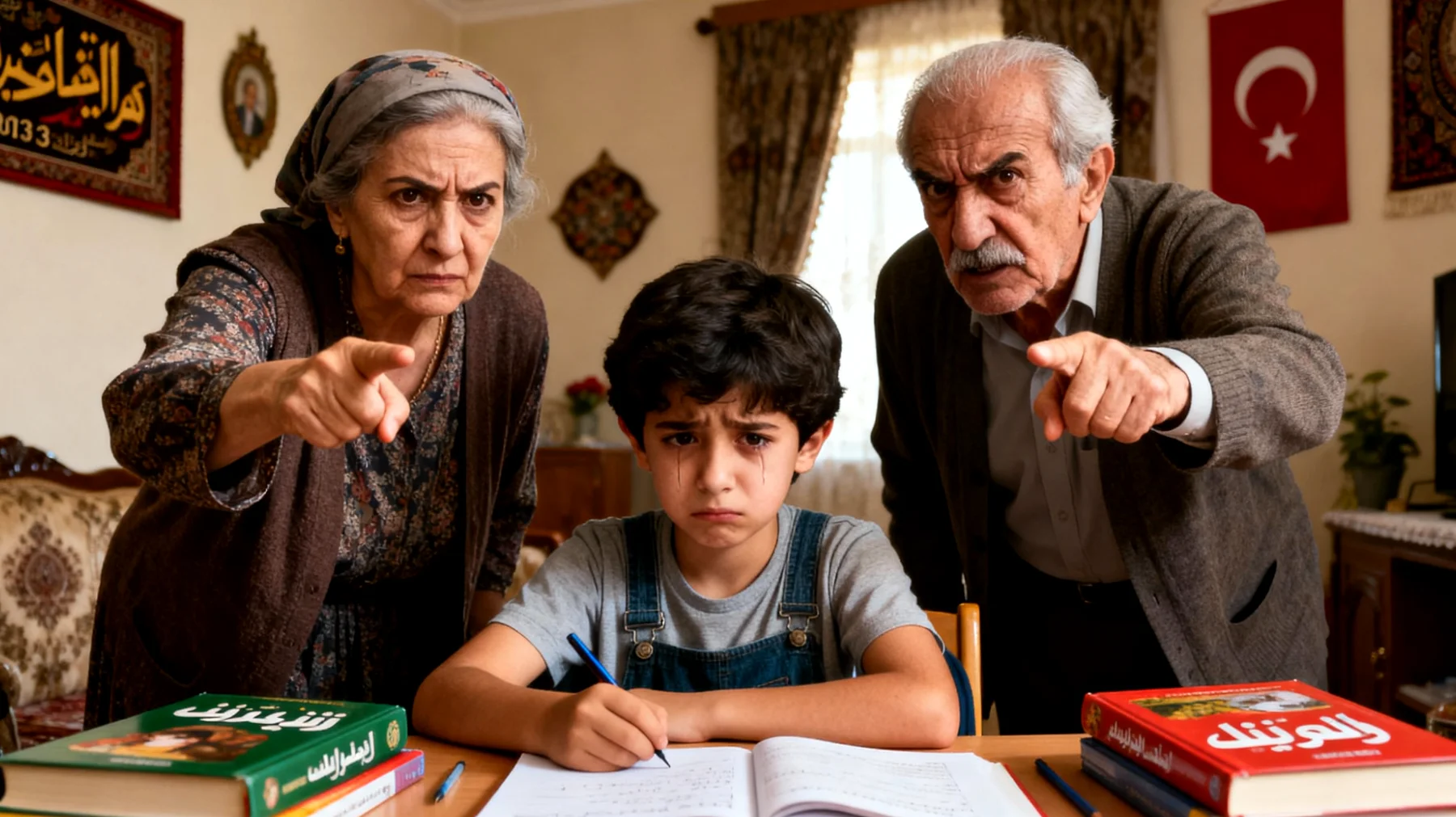Büyükanne ve büyükbaba, torunlarının sürekli başarılı olması için çok fazla baskı yapıyor ve bu durum küçük çocuklarda stres ve mutsuzluğa yol açıyor"