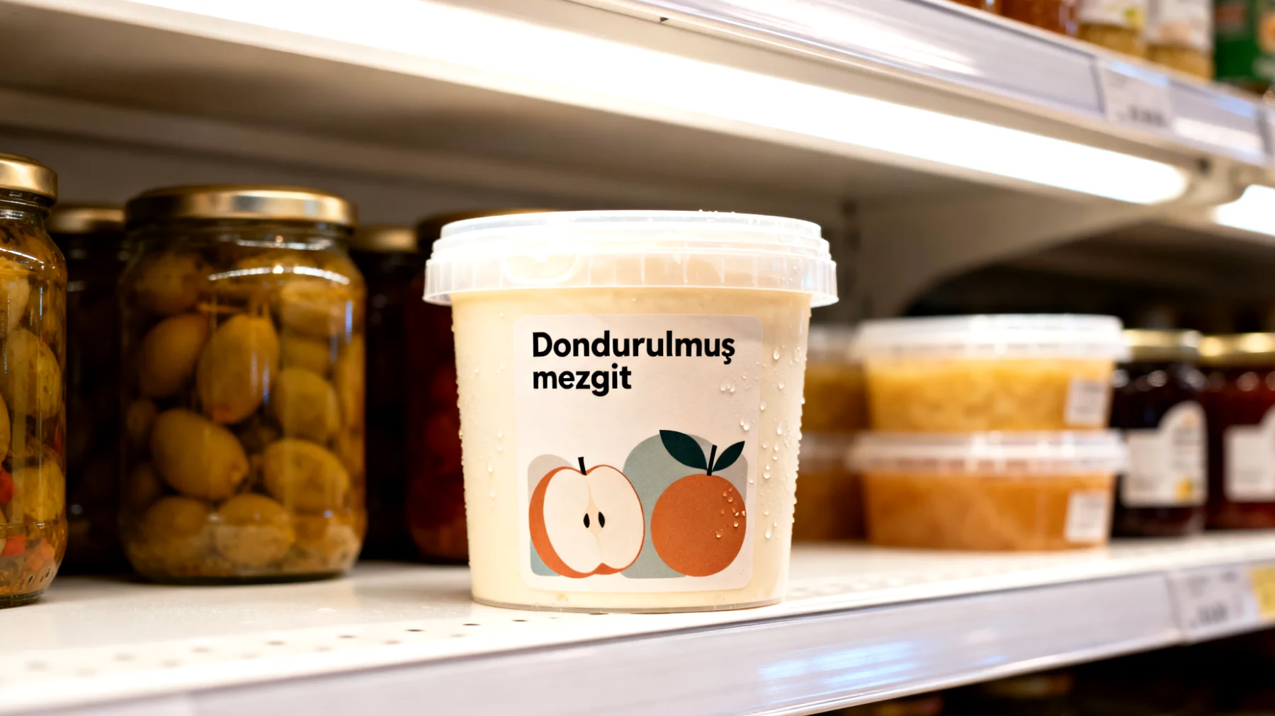 Dondurulmuş mezgit"