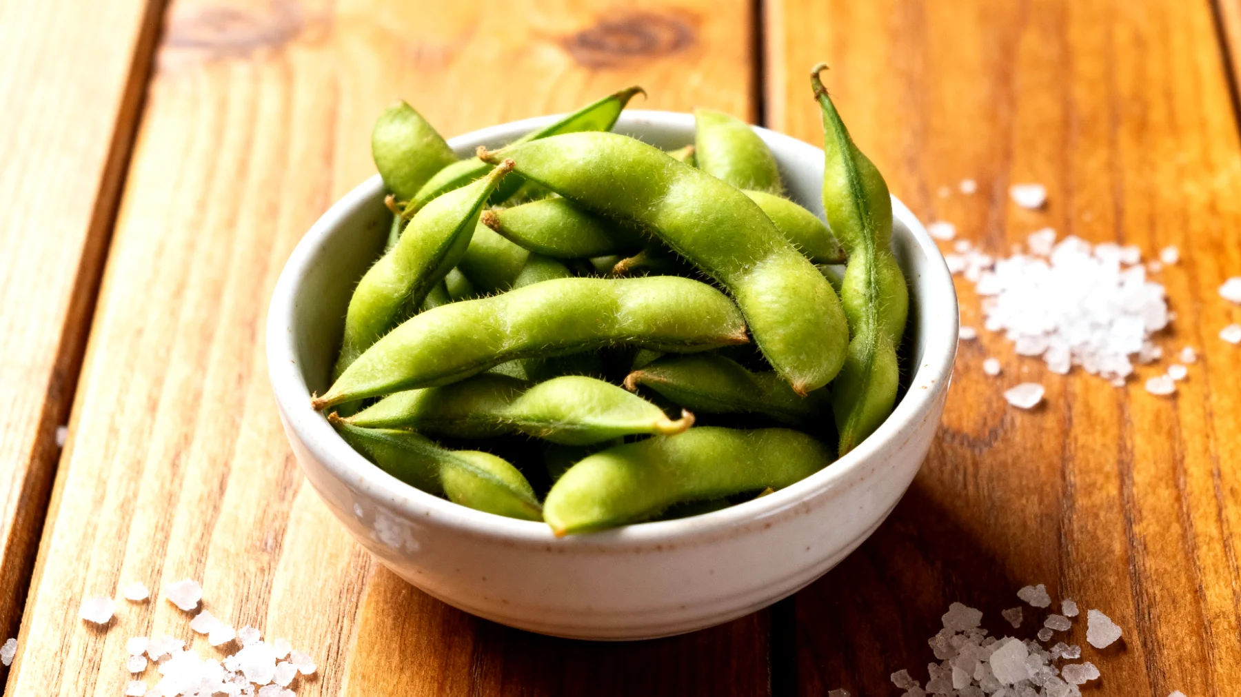Edamame (taze soya fasulyesi)"